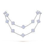 Necklace 20 flower purple