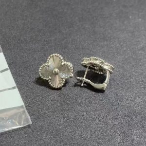 Earrings-silver laser