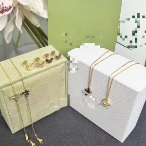 Mini butterfly pearl (bracelet+necklace+earing)