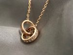 Necklace- cas two ring plain