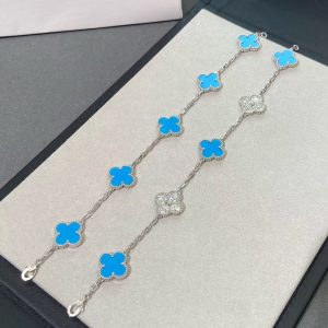 Bracelet-light blue silver