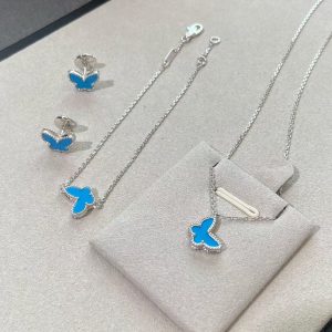Mini butterfly  (bracelet+necklace+earing)