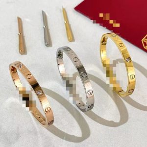 Caselinn bangle cassic 4 stone ( thick version)