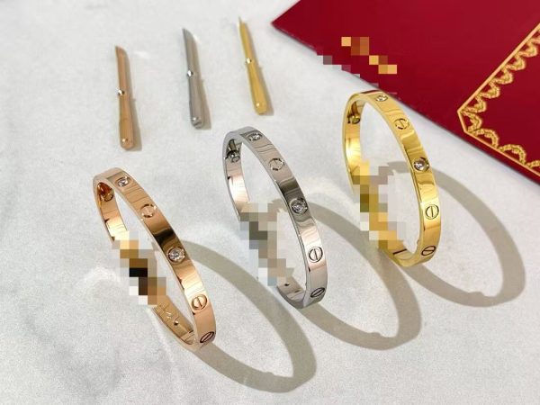 Caselinn bangle cassic 4 stone ( thick version)